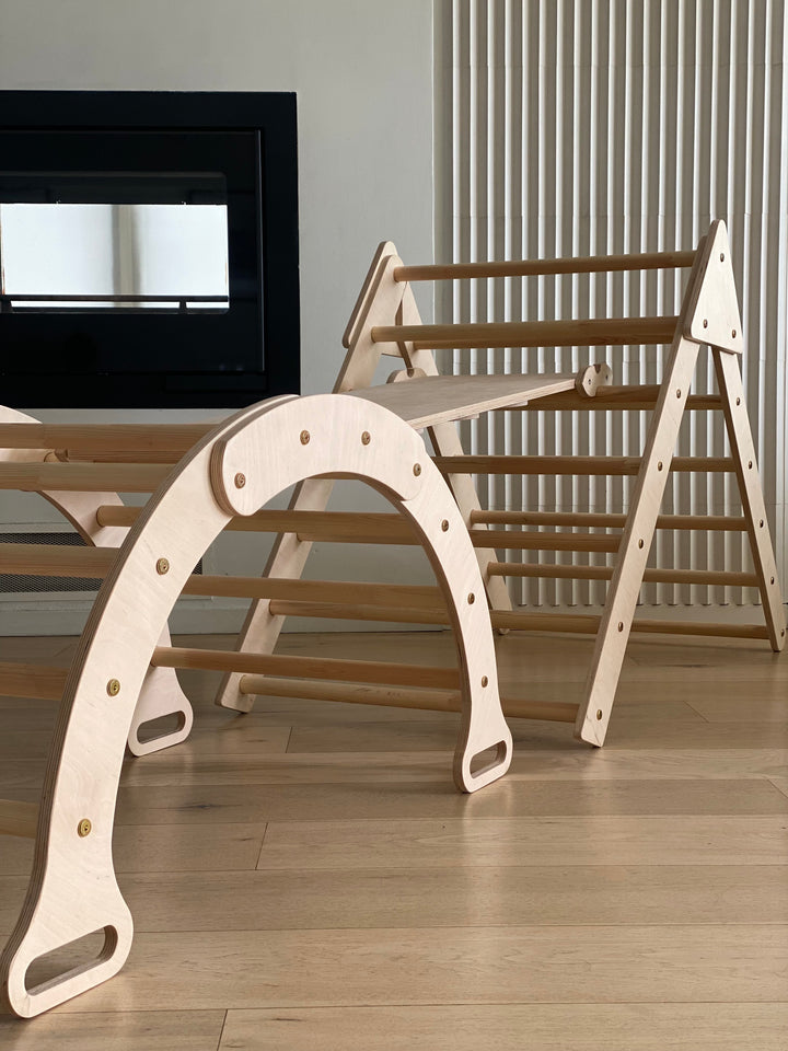 Montessori klatrestige-rutsjebane 3 i 1