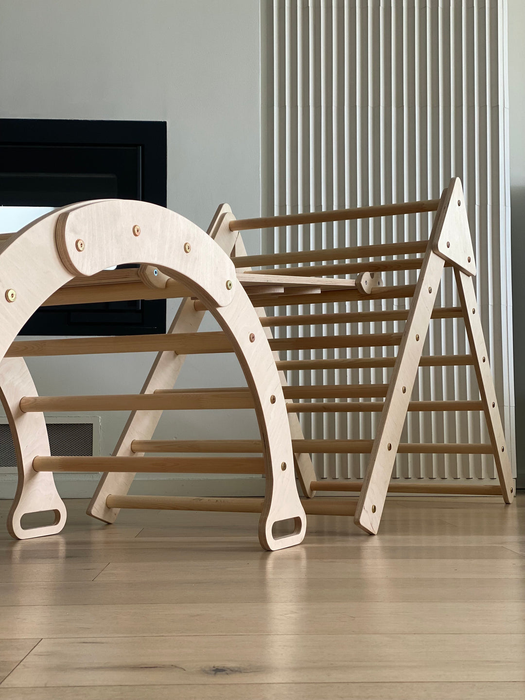 Montessori klatrestige-rutsjebane 3 i 1