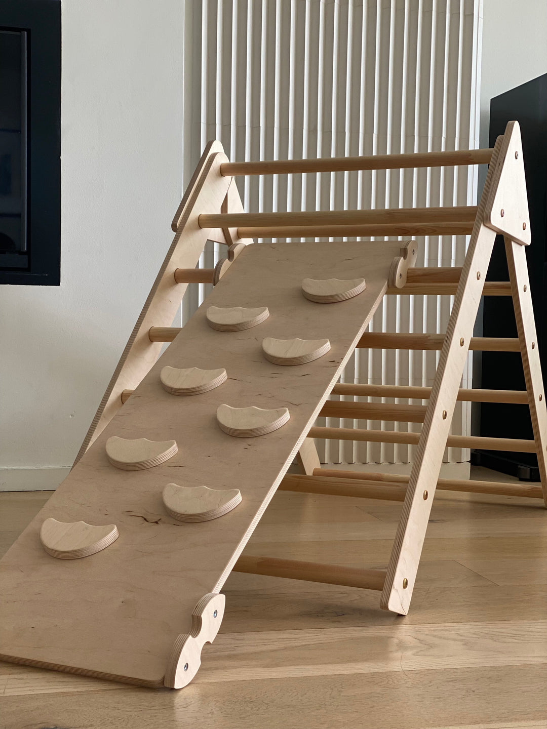 Montessori klatrestige-rutsjebane 3 i 1