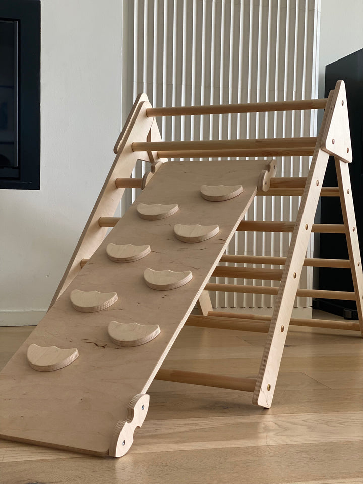 Montessori klatrestige-rutsjebane 3 i 1